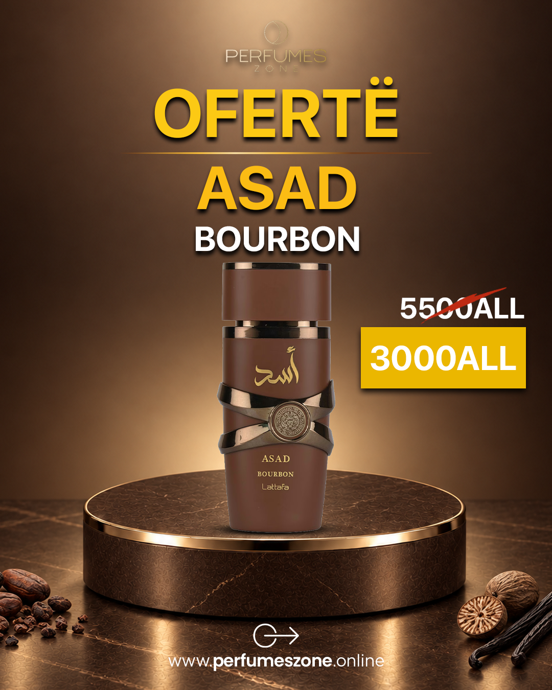 Asad Bourbon Lattafa Perfumes